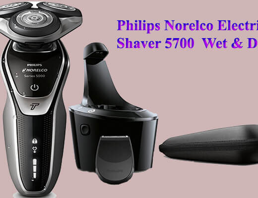 philips norelco electric shaver 5700 wet & dry