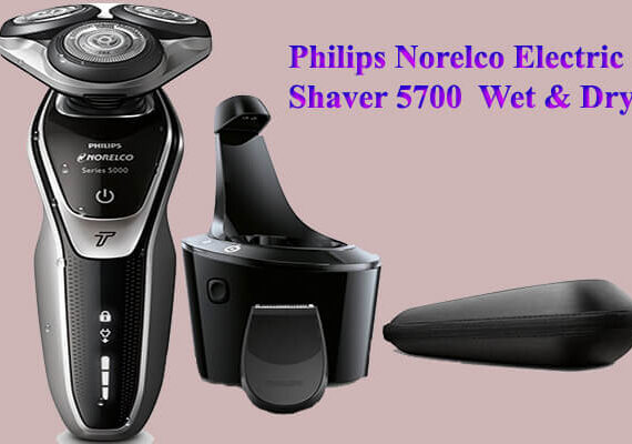 philips norelco electric shaver 5700 wet & dry