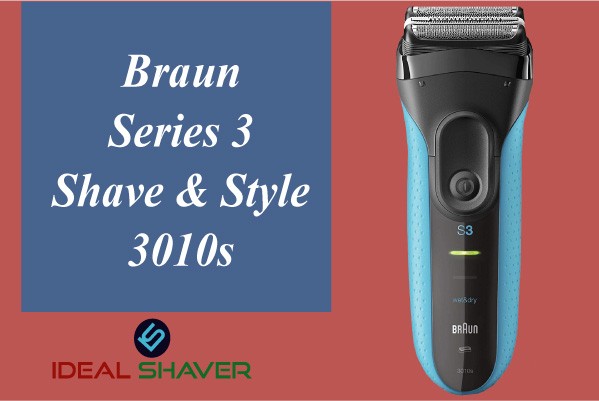 Braun 3010BT Men's series 3 proskin shaver:  Efficiency & skin comfort