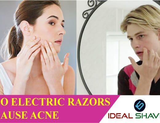 do electric razors cause acne